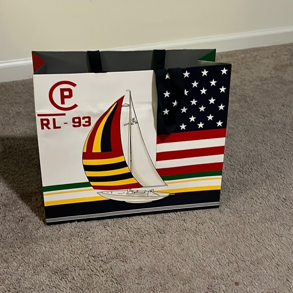 Polo Ralph Lauren CP93 Regatta RLPYC Sailing Shopping Bag new display 1993 93 - Picture 1 of 7